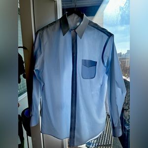 JOS. A BANK Travelers Collection Button Down Shirt Size L- clean collar
